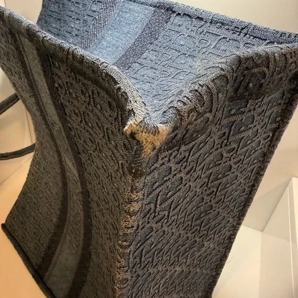 Christian Dior Large Denim Book Tote - Picture 12 of 15